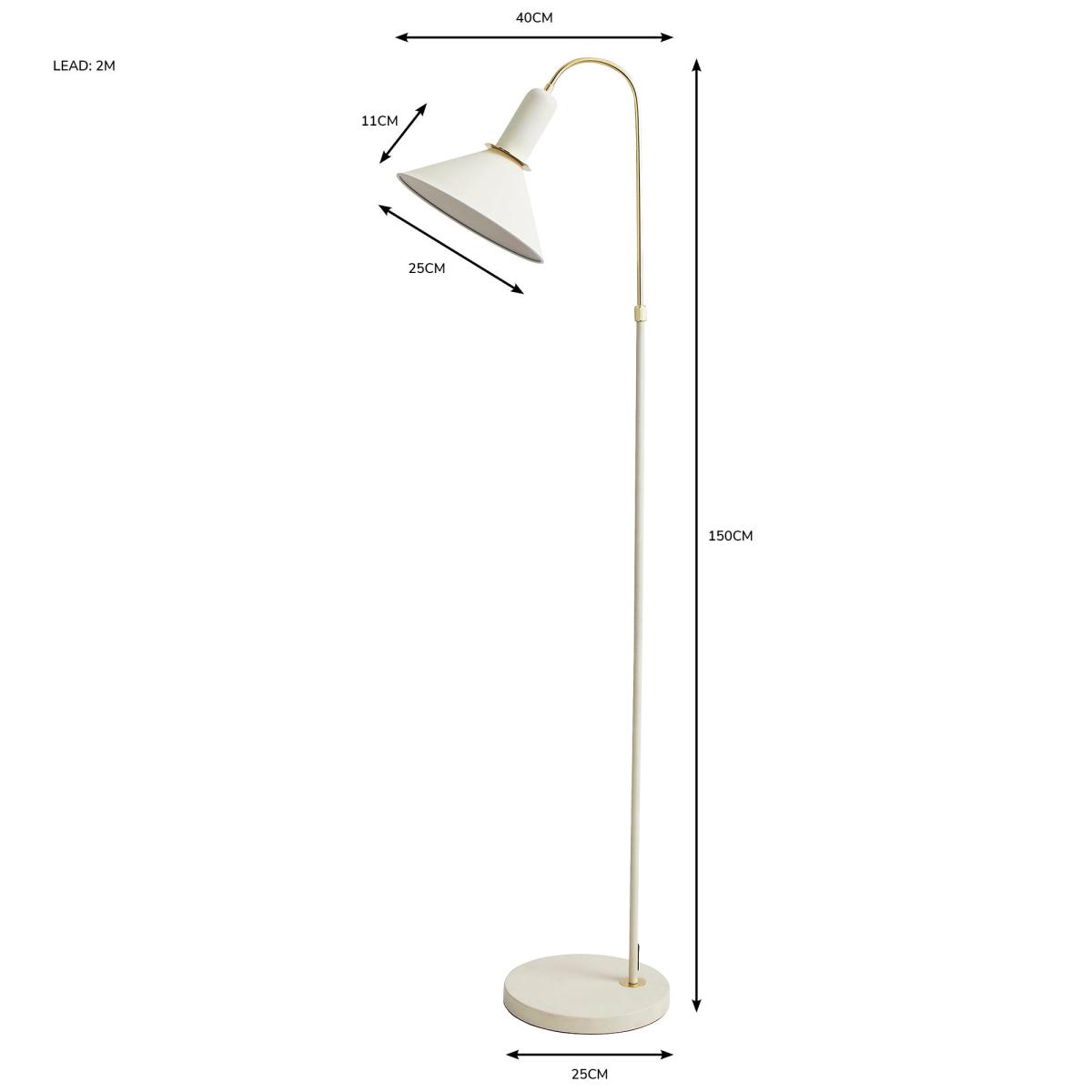 Corben Floor Lamp White – image 7