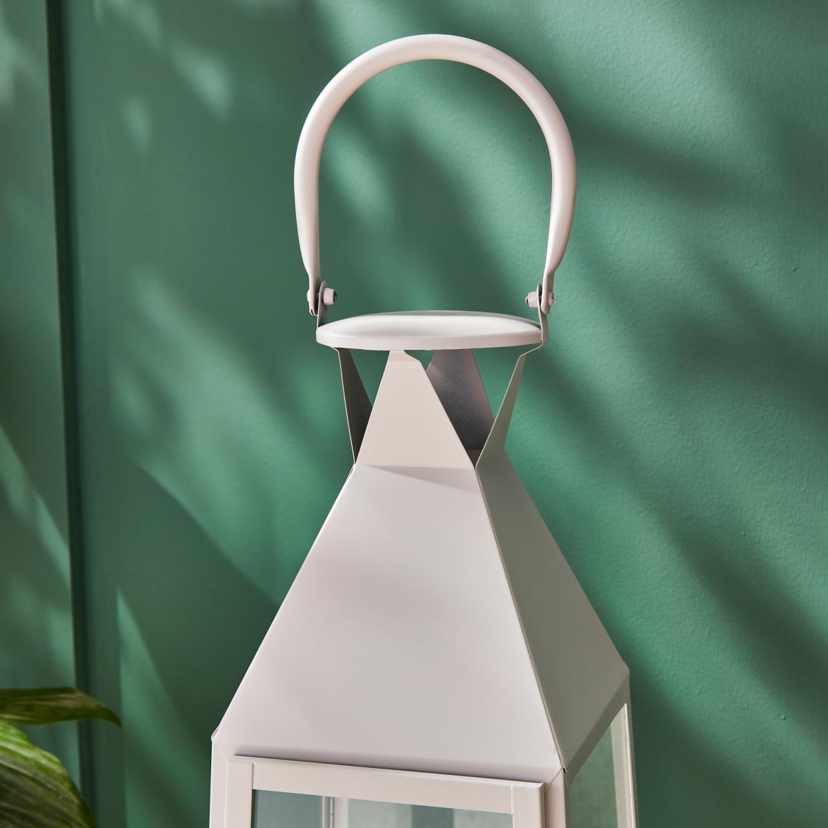 Tall Metal Lantern 70cm Natural – image 2