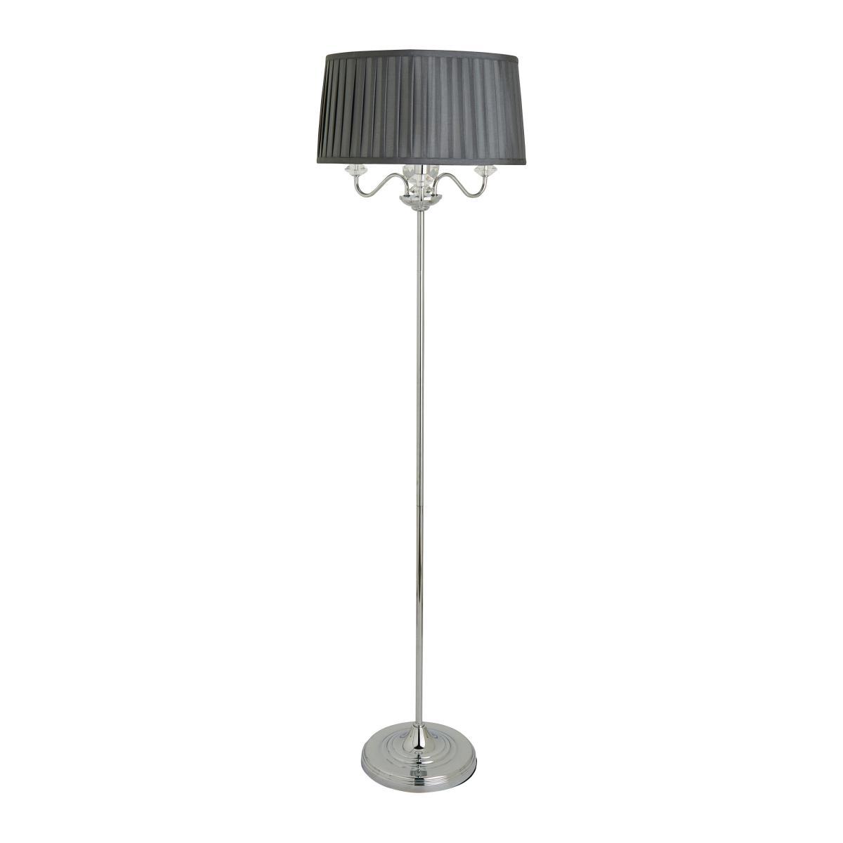 Dorma Genevieve 3 Light Floor Lamp Chrome – image 6
