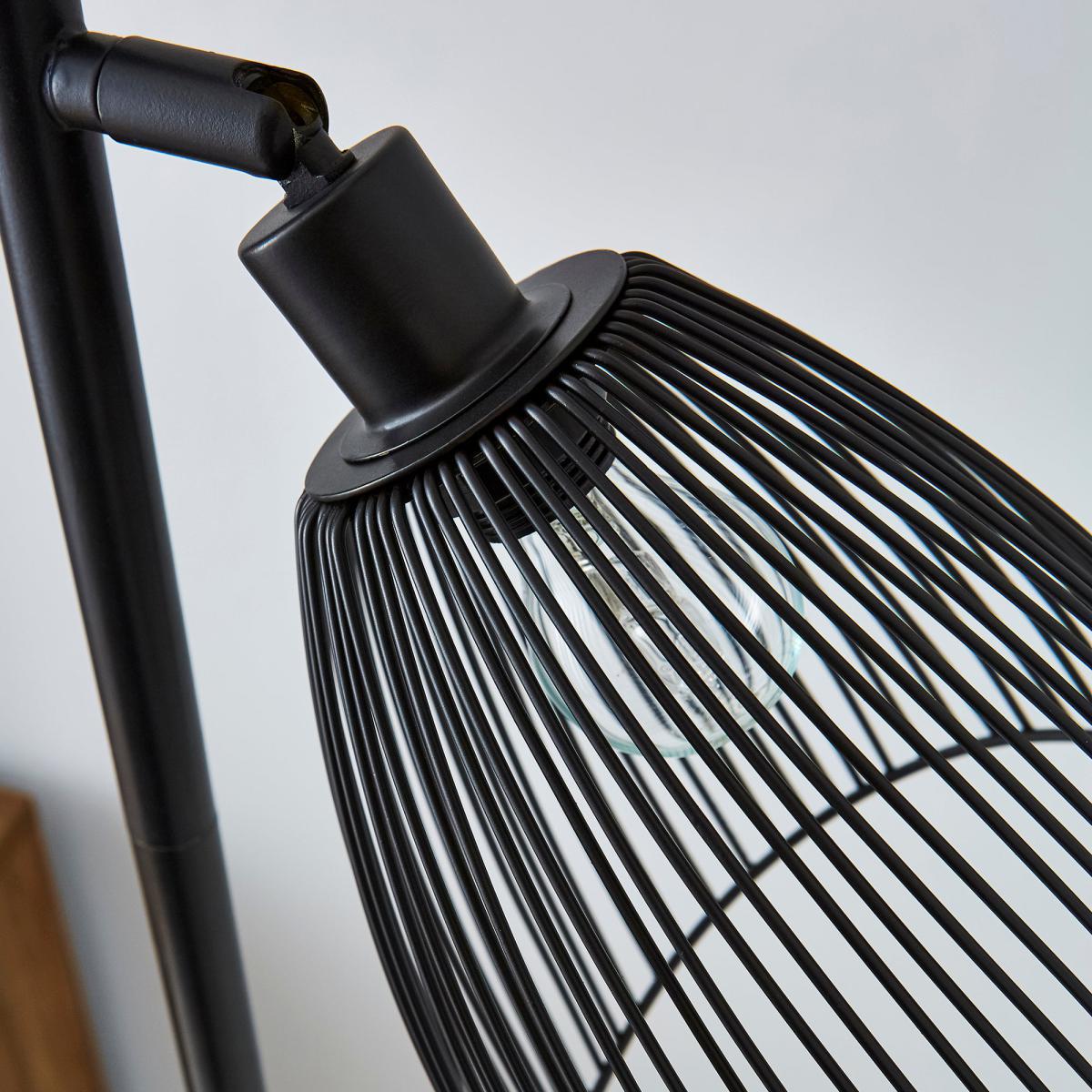 Jaula 3 Light Black Floor Lamp Black – image 3