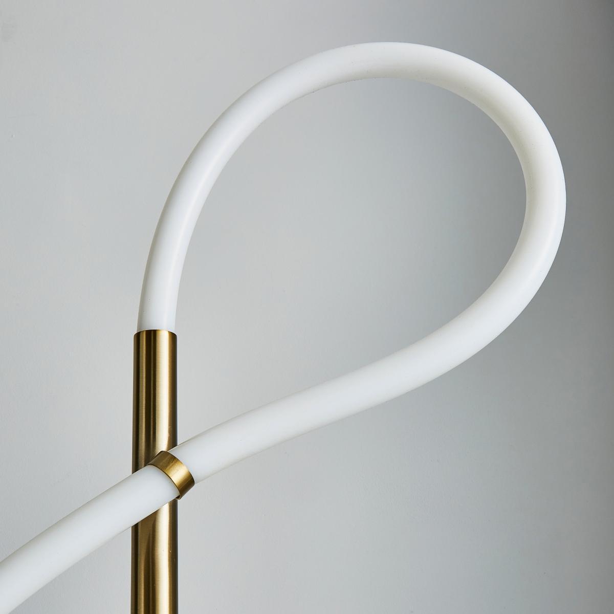 Flexi Integrated LED Dimmable Floor Lamp Gold – image 3