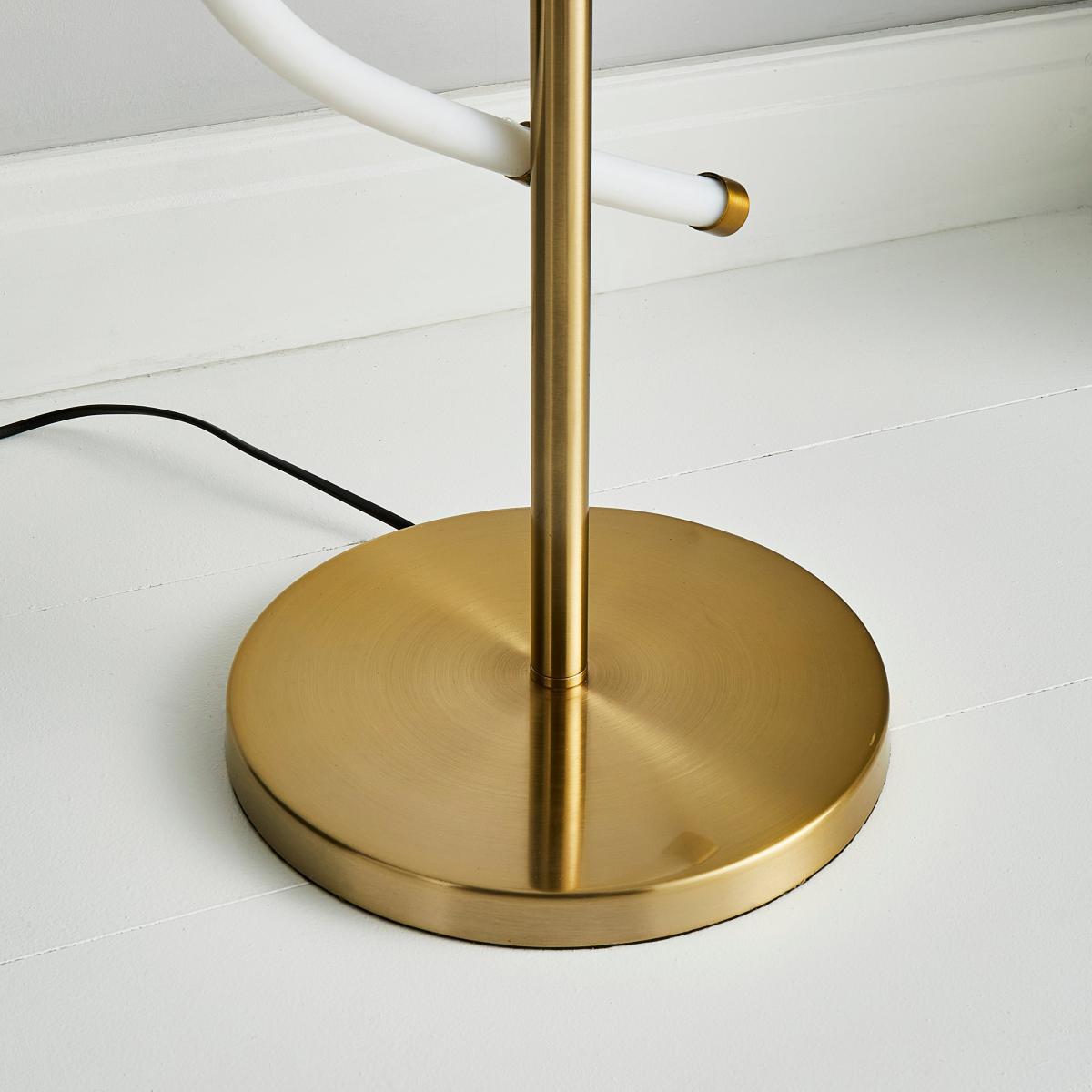 Flexi Integrated LED Dimmable Floor Lamp Gold – image 4
