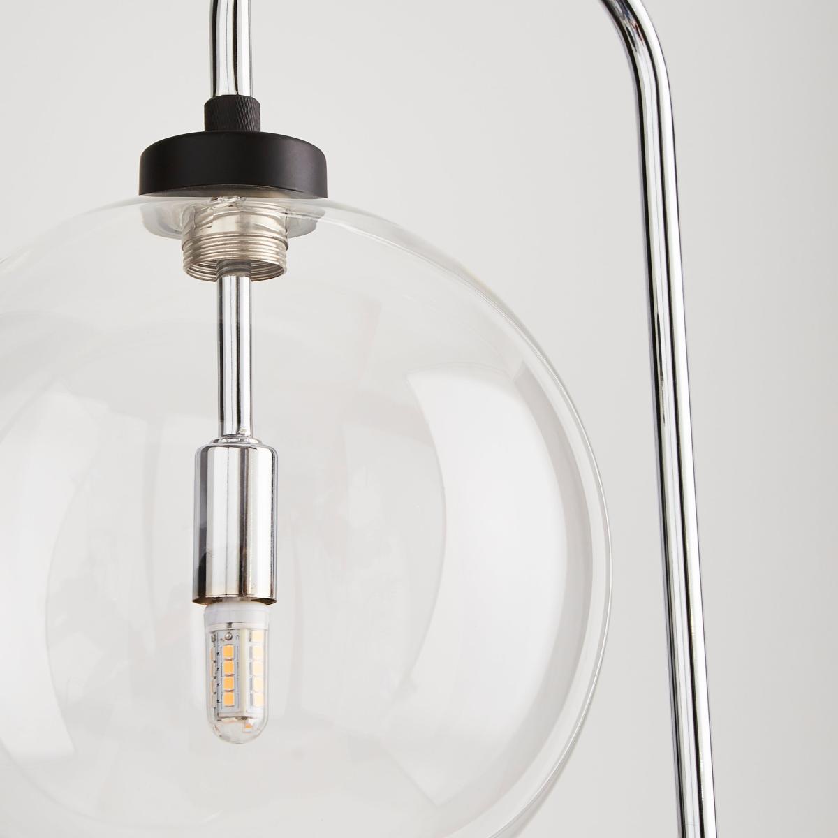 Tanner Floor Lamp Chrome – image 4