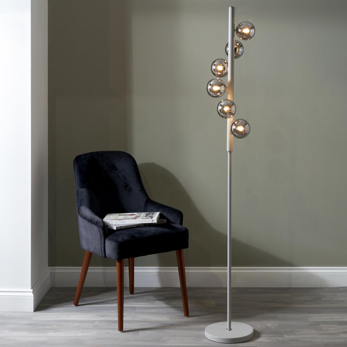 Blair Grey Floor Lamp Grey – image 1