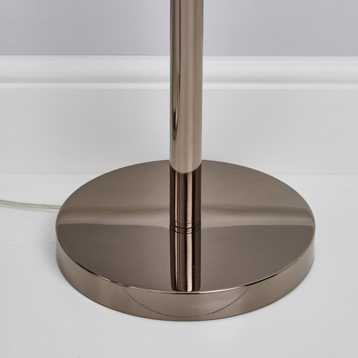 Cecilie Smoked Crystal Floor Lamp Dark Chrome Chrome – image 4