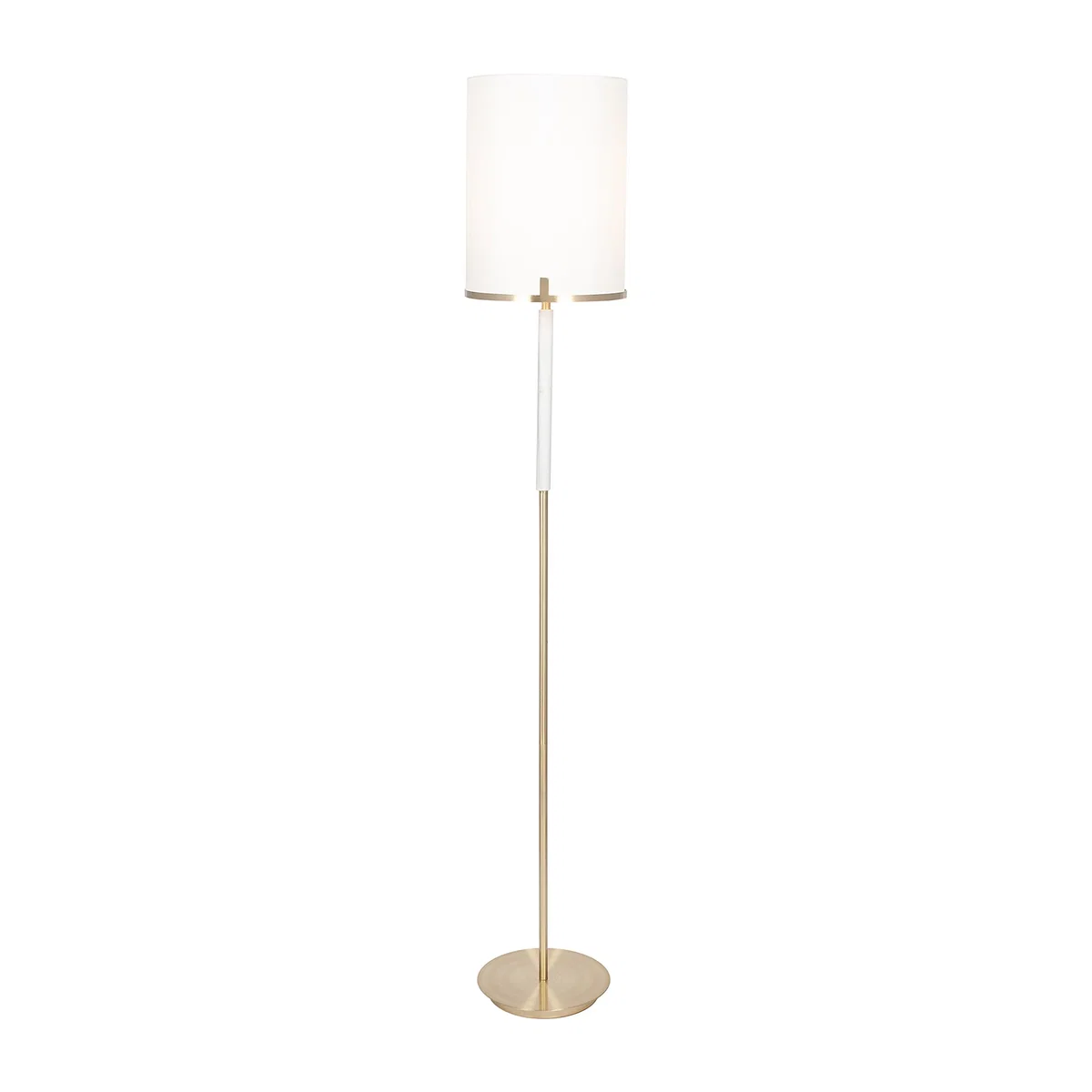 Midland Marble Effect Floor Lamp White – image 3
