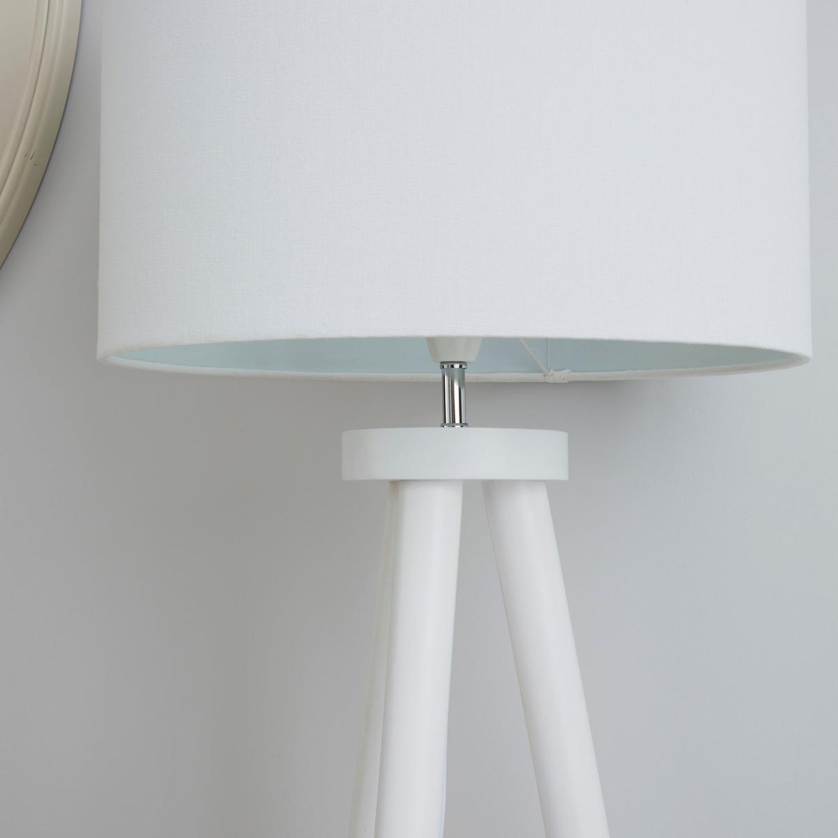 Jandia Wooden Tripod White Floor Lamp White – image 4