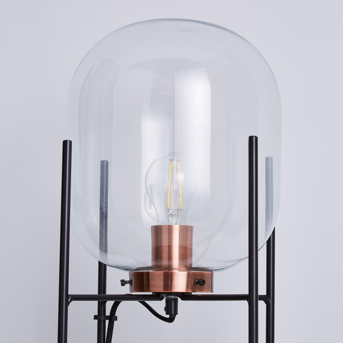 Dayo Shelved Floor Lamp Black – image 3