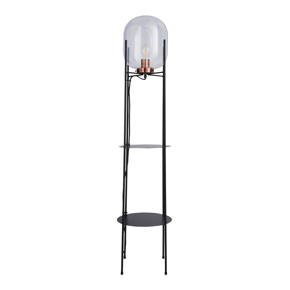 Dayo Shelved Floor Lamp Black – image 5