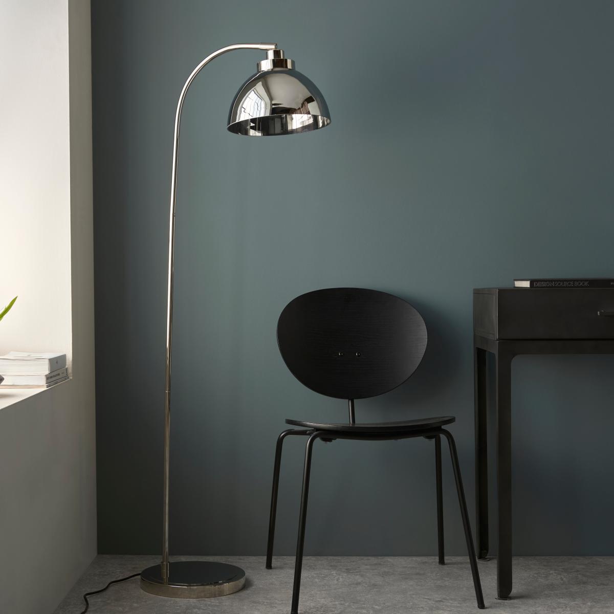 Vogue Micha Floor Lamp Nickel – image 2