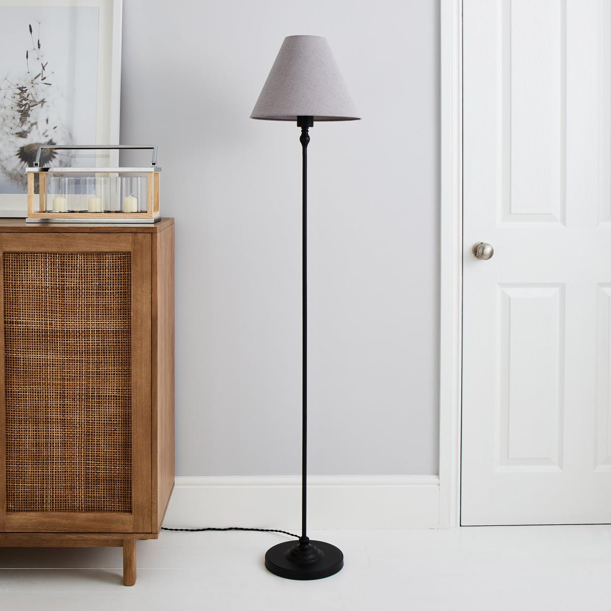 Dorma Bedford Floor Lamp Black Black – image 2