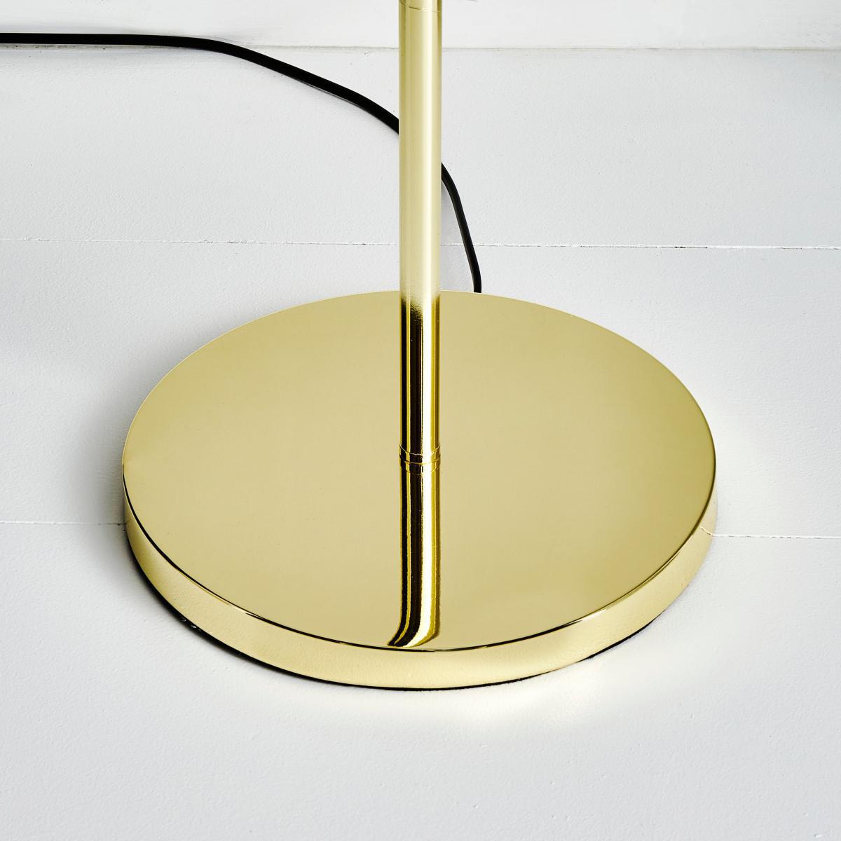 Enzo Black Floor Lamp Gold – image 4