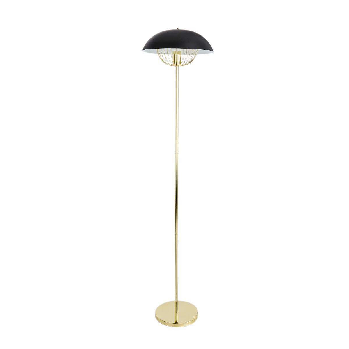 Enzo Black Floor Lamp Gold – image 5