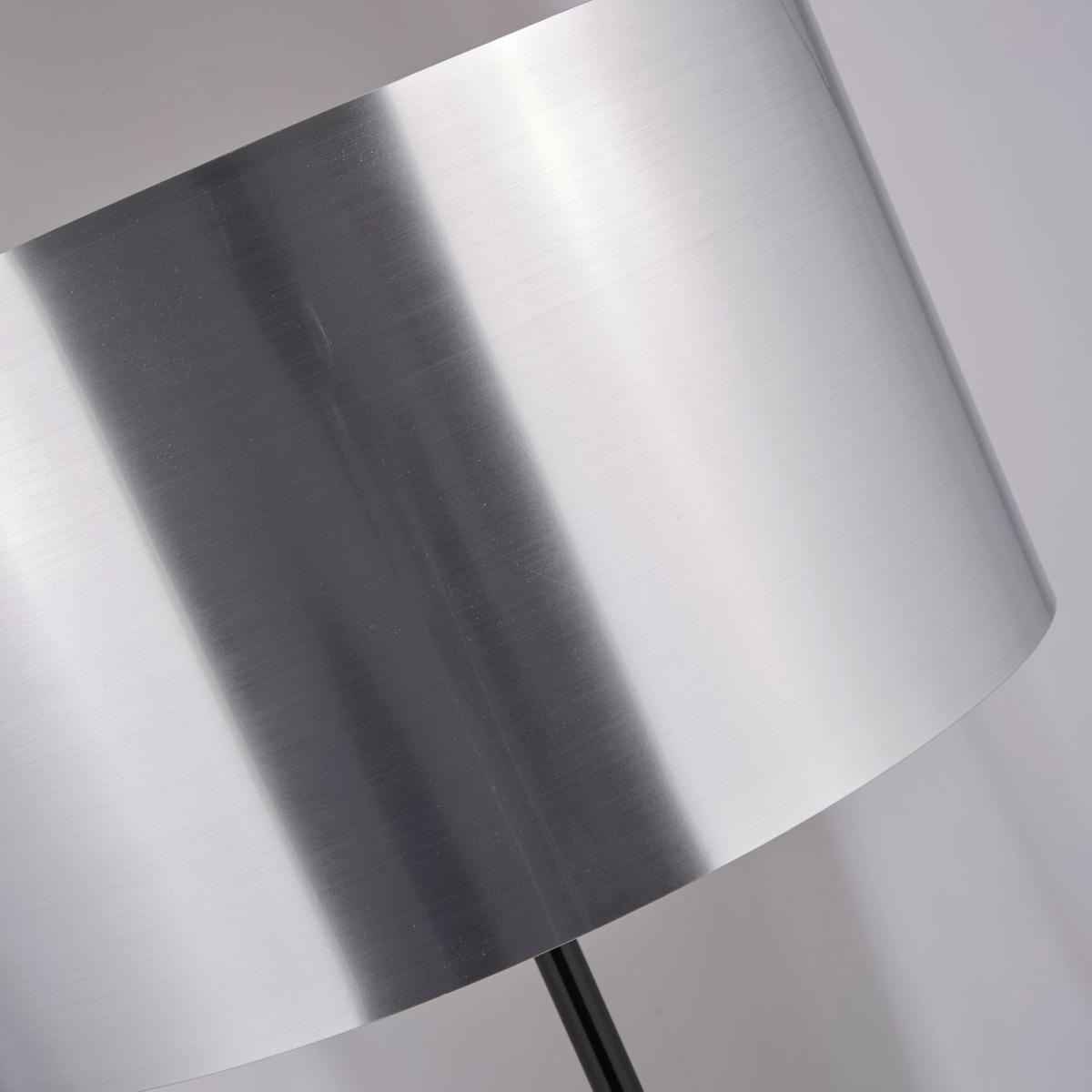 Volos Shiny Black Floor Lamp Silver – image 3