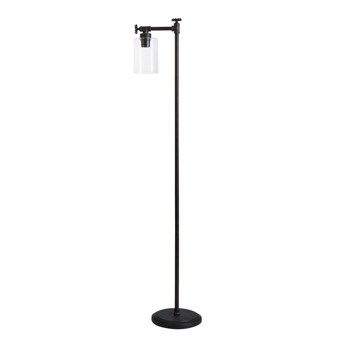Bates 1 Light Industrial Floor Lamp Black – image 5