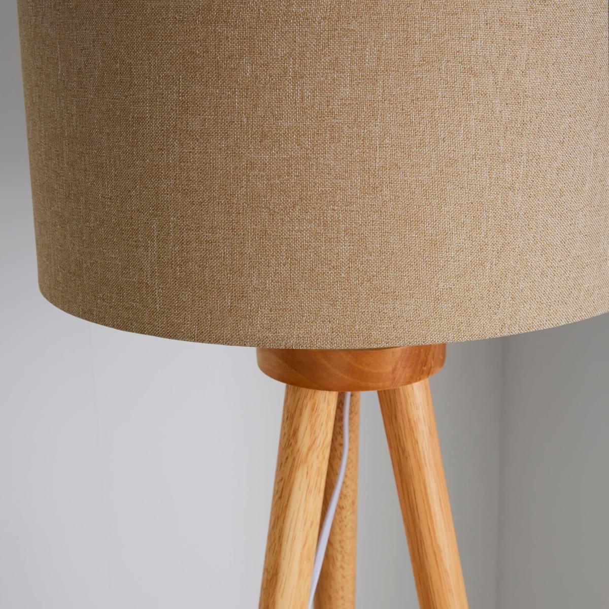 Jandia Wooden Tripod Natural Floor Lamp Natural – image 4