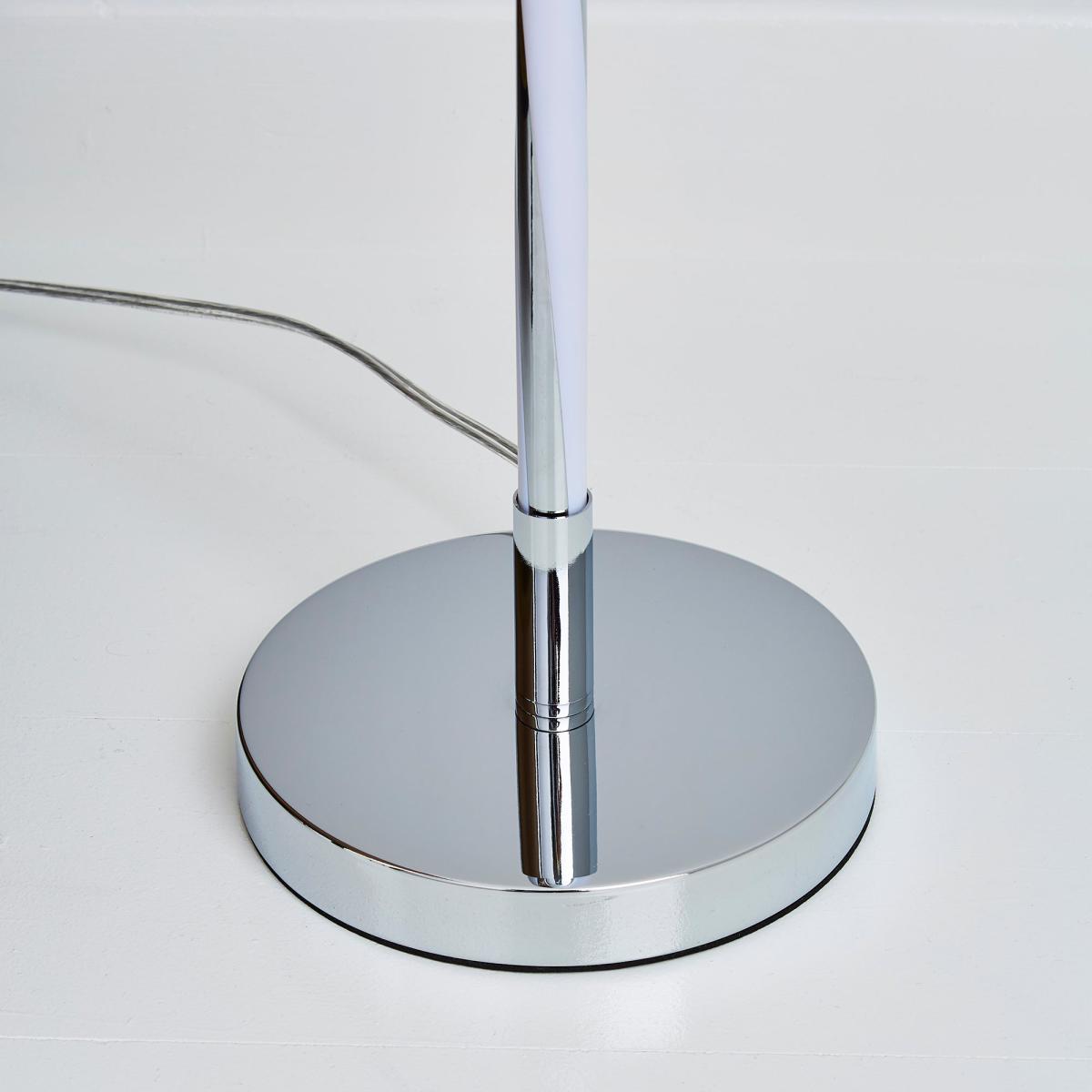 Hettie Integrated LED Floor Lamp Silver – image 4