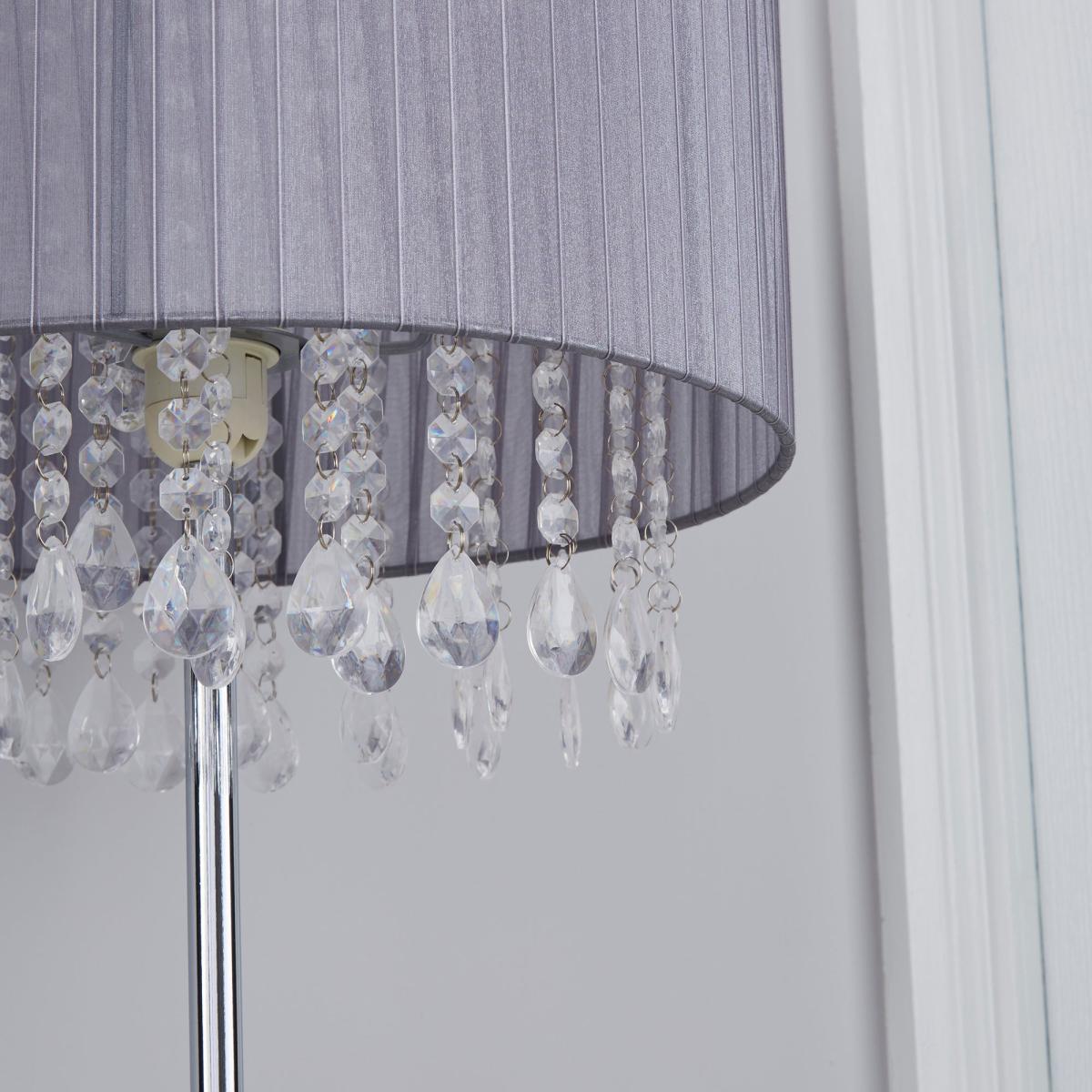 Riah Jewel Grey Floor Lamp Grey – image 3