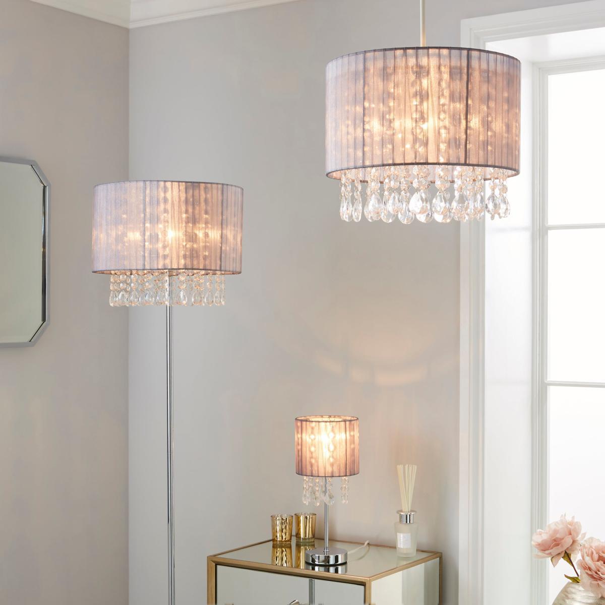 Riah Jewel Grey Floor Lamp Grey – image 5
