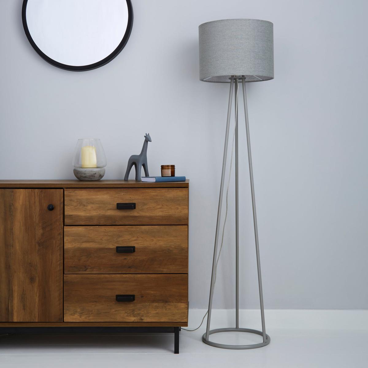 Sara Grey Floor Lamp Grey – image 2
