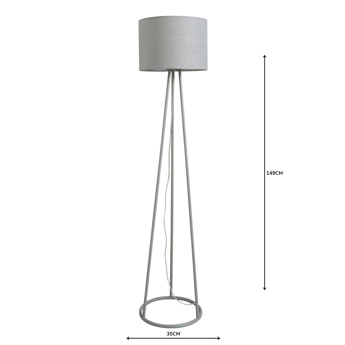 Sara Grey Floor Lamp Grey – image 7