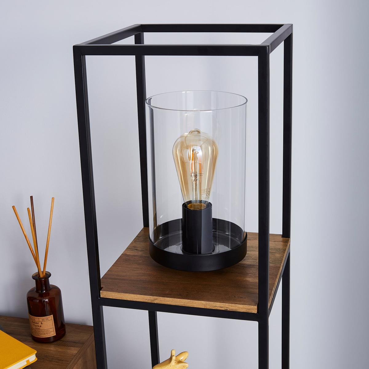 Fulton Shelved Floor Lamp Pine – image 3