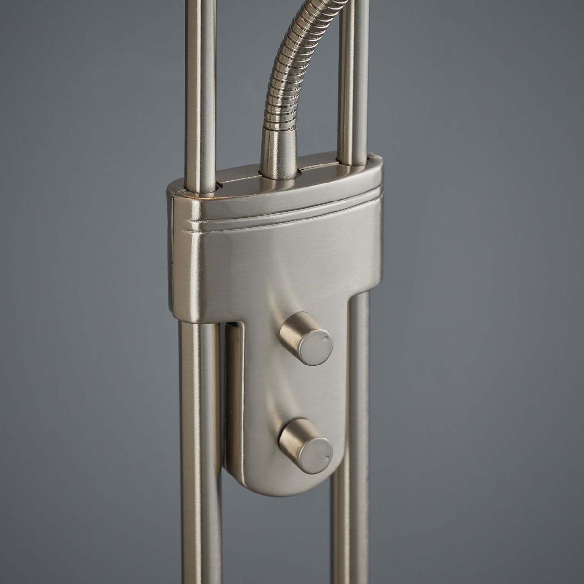 Vogue Rome Father And Child Floor Lamp Satin Nickel Chrome – image 5