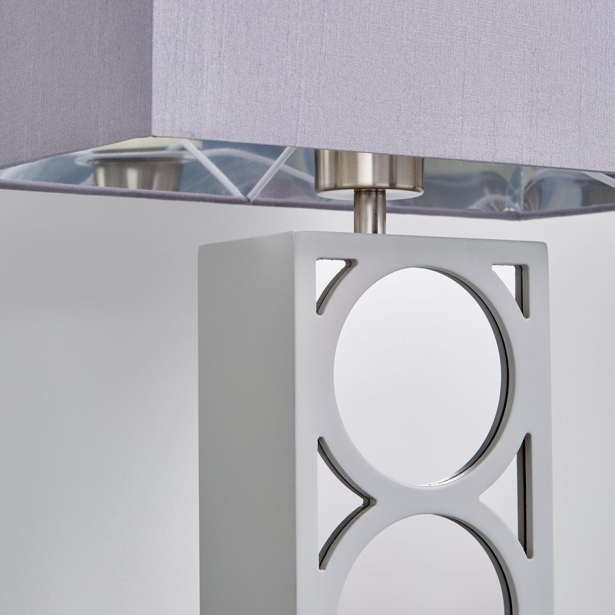 Delphi Table Lamp Silver – image 4