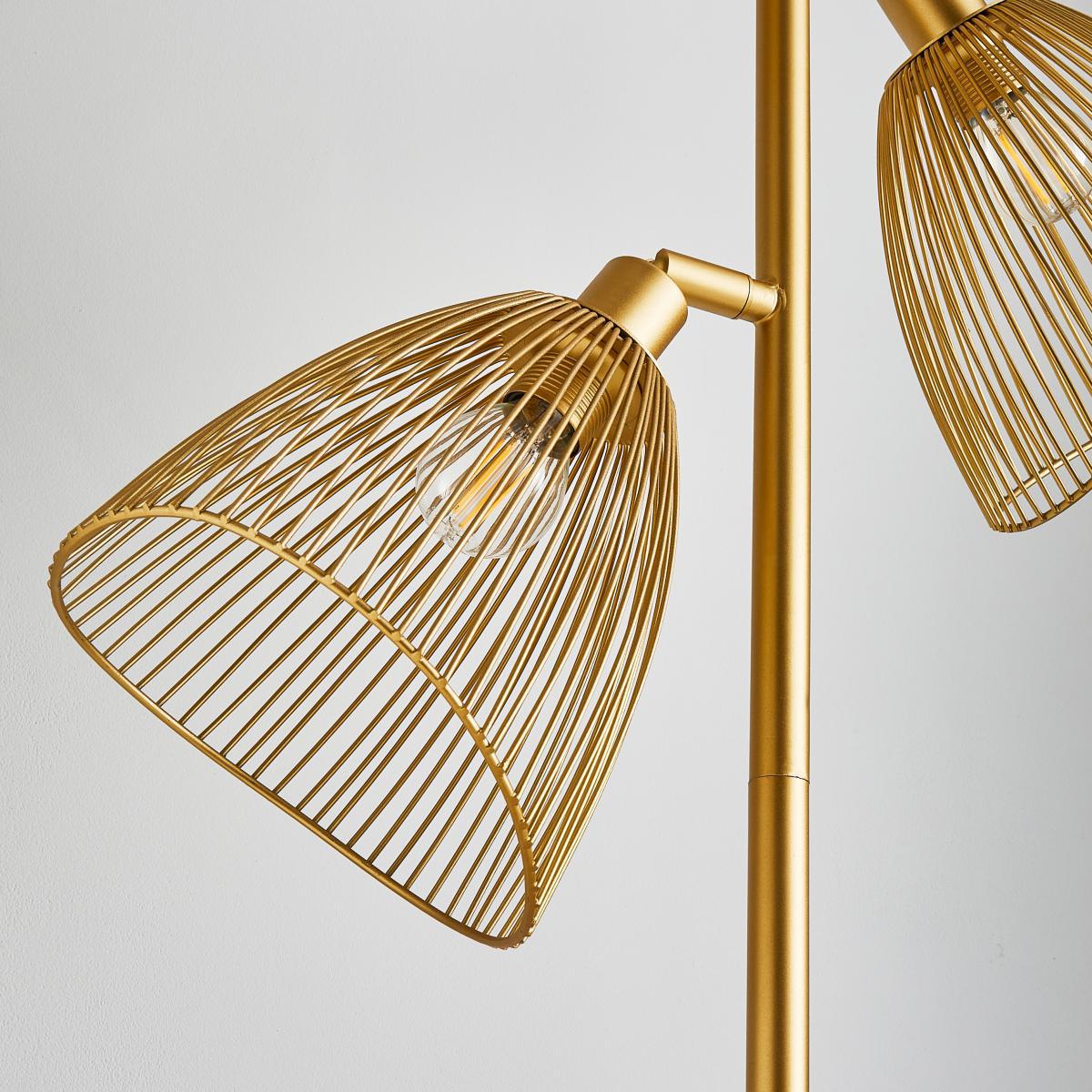 Elements Jaula Gold Floor Lamp Gold – image 3