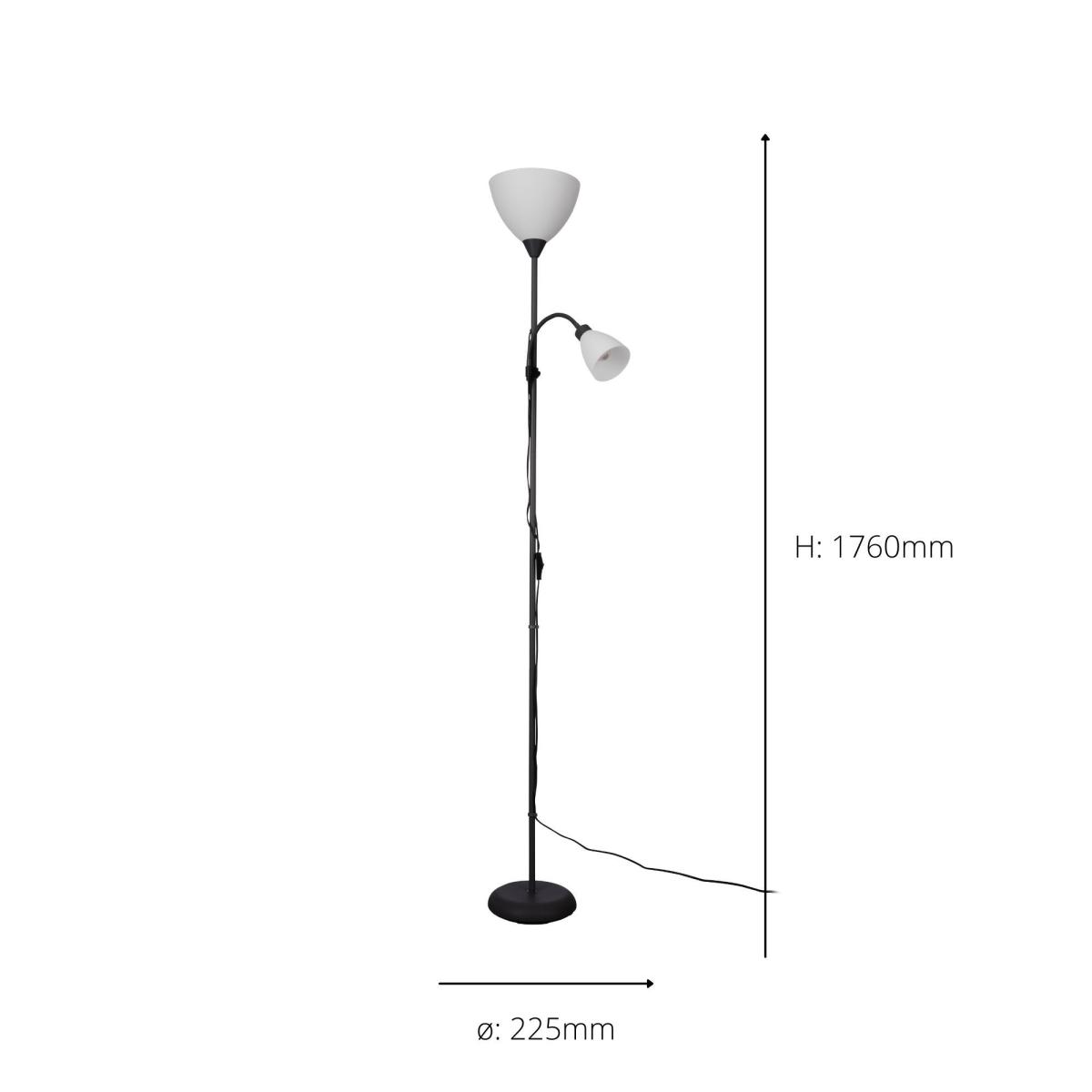 EGLO Montanini-E Floor Lamp Black – image 3