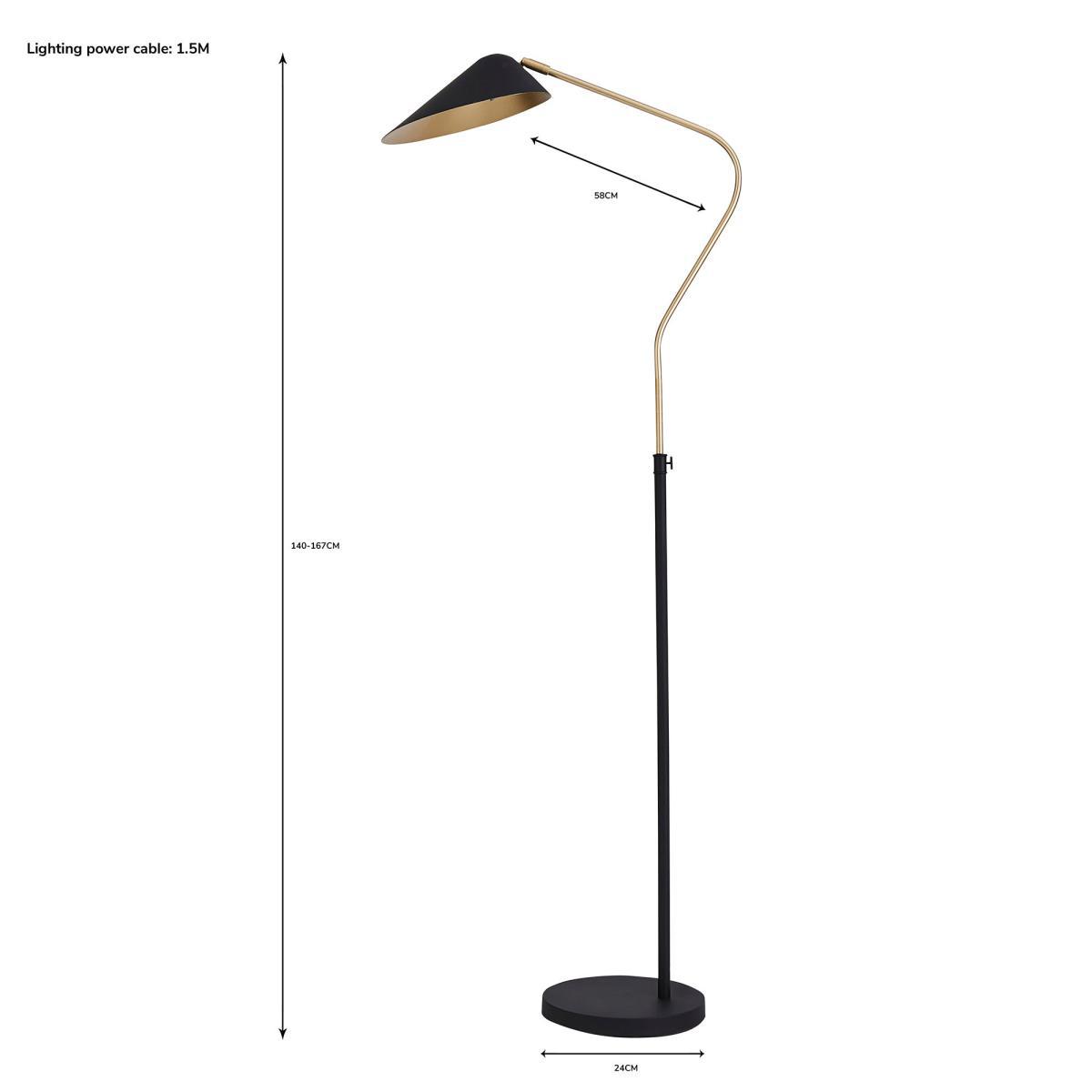 Savona Floor Lamp Black Black – image 8
