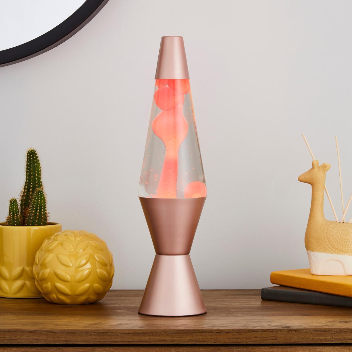 Pink Lava Lamp Rose Gold – image 2