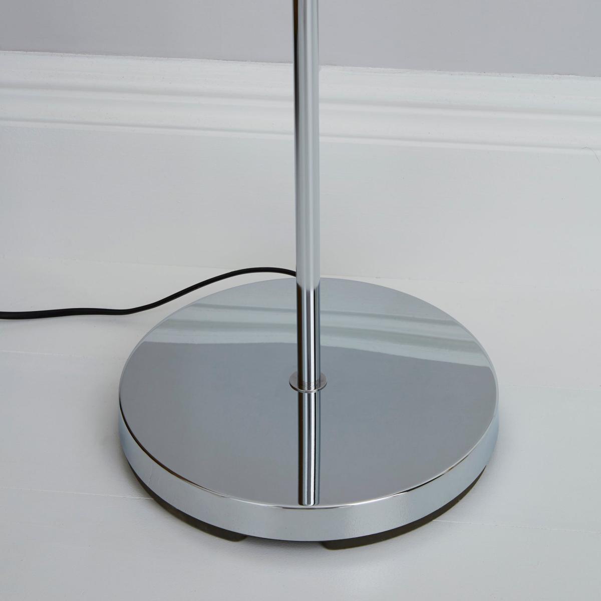 Stem Chrome Floor Lamp Base Silver – image 3