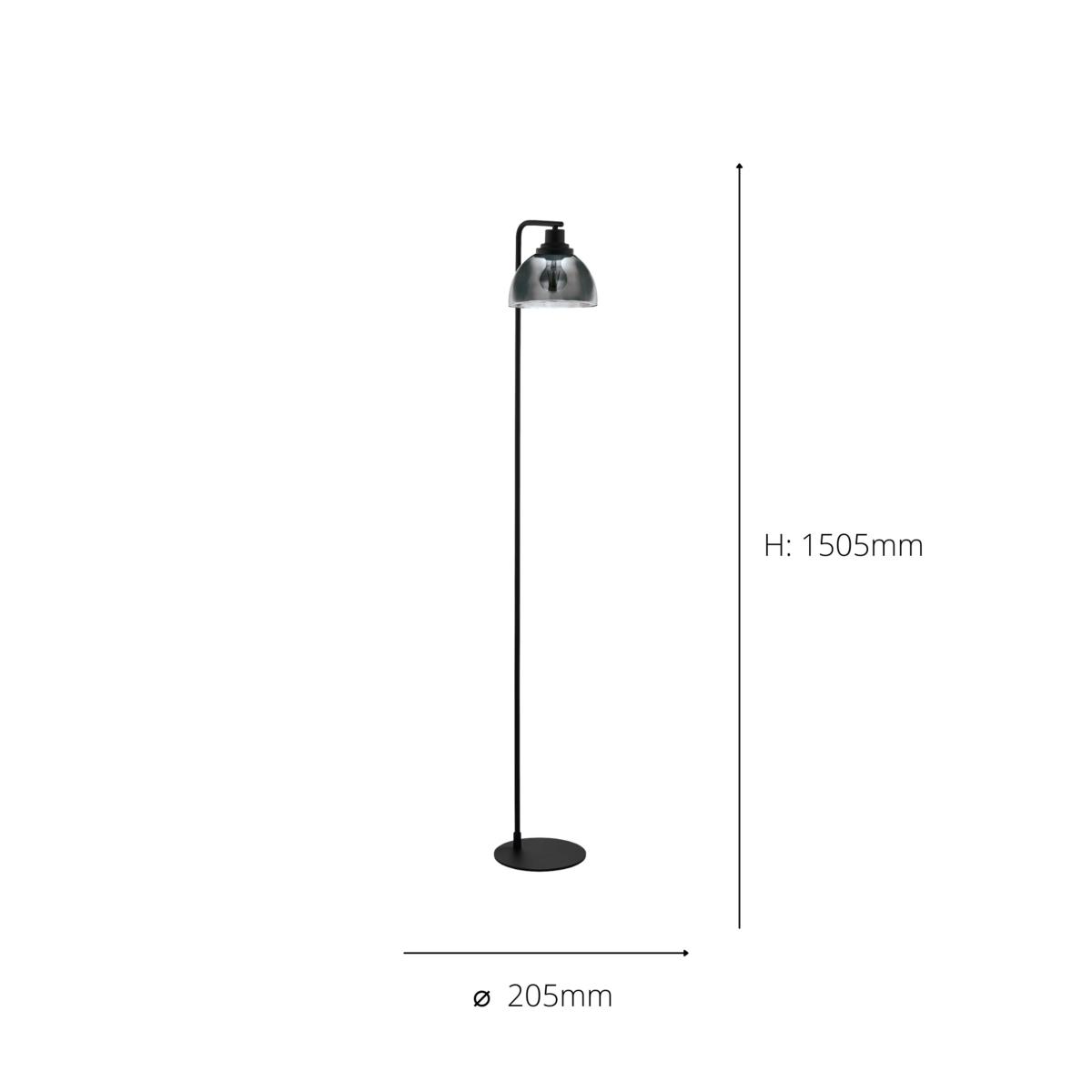 EGLO Beleser Floor Lamp Black – image 3