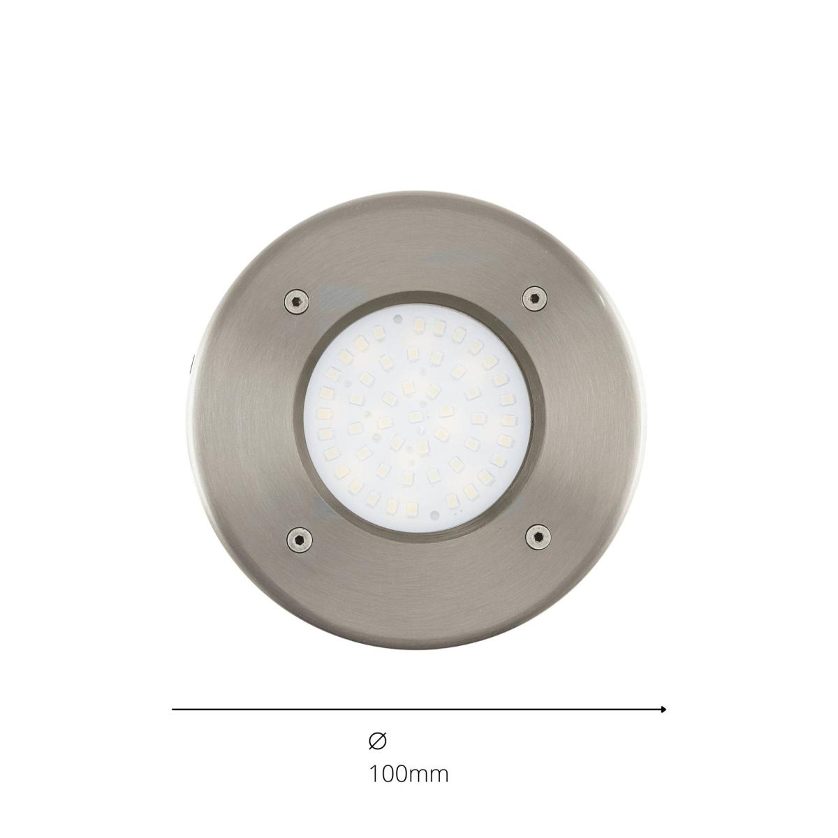 EGLO Lamedo Recessed Ground Light Silver – image 4