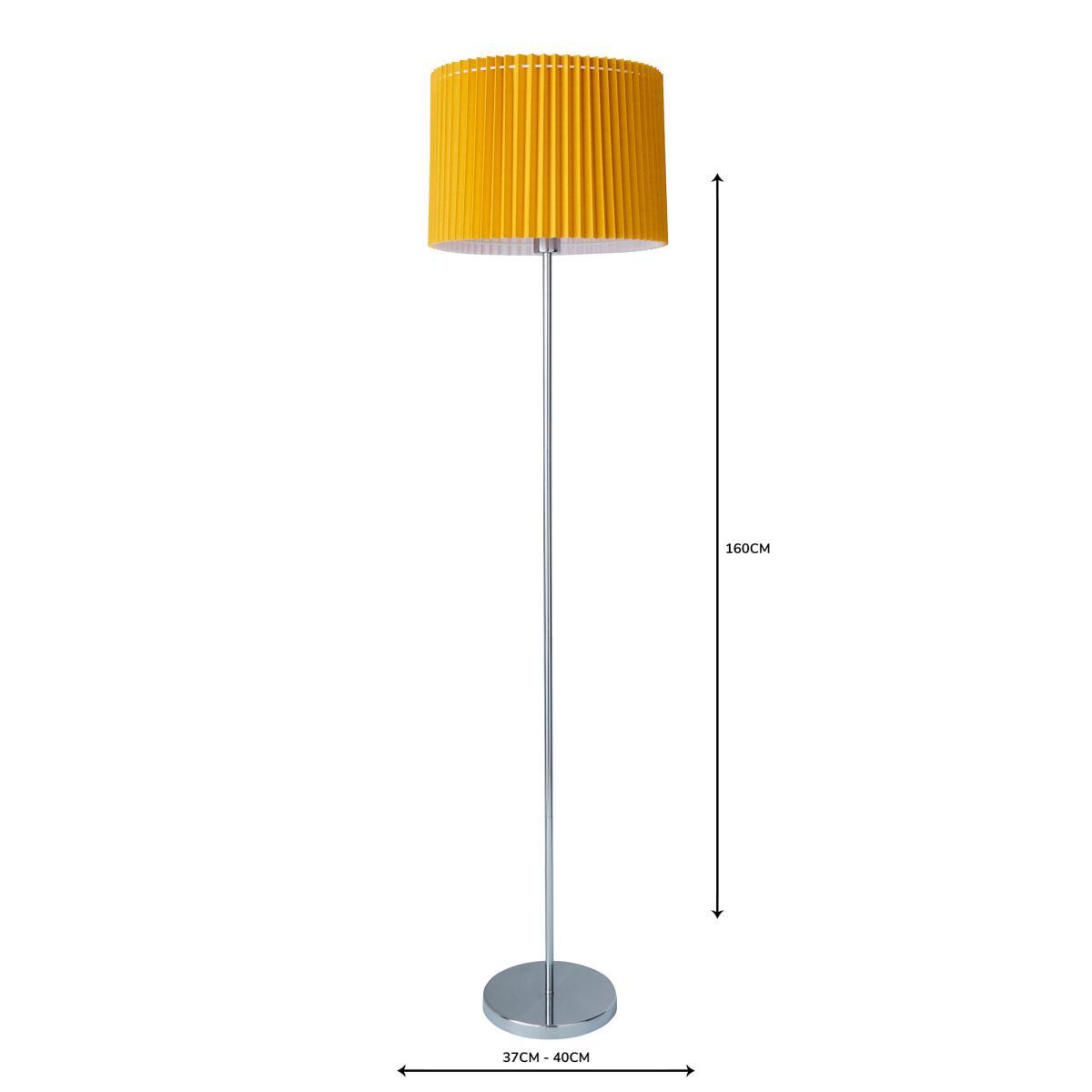 Fuller Ochre Floor Lamp Yellow and Grey – image 6