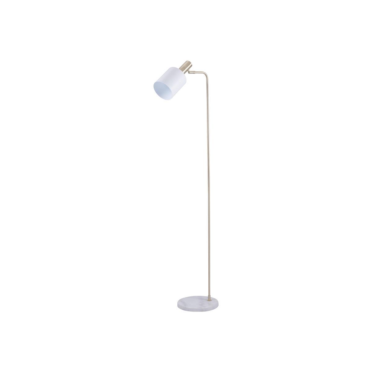 Flin Task Floor Lamp - White
