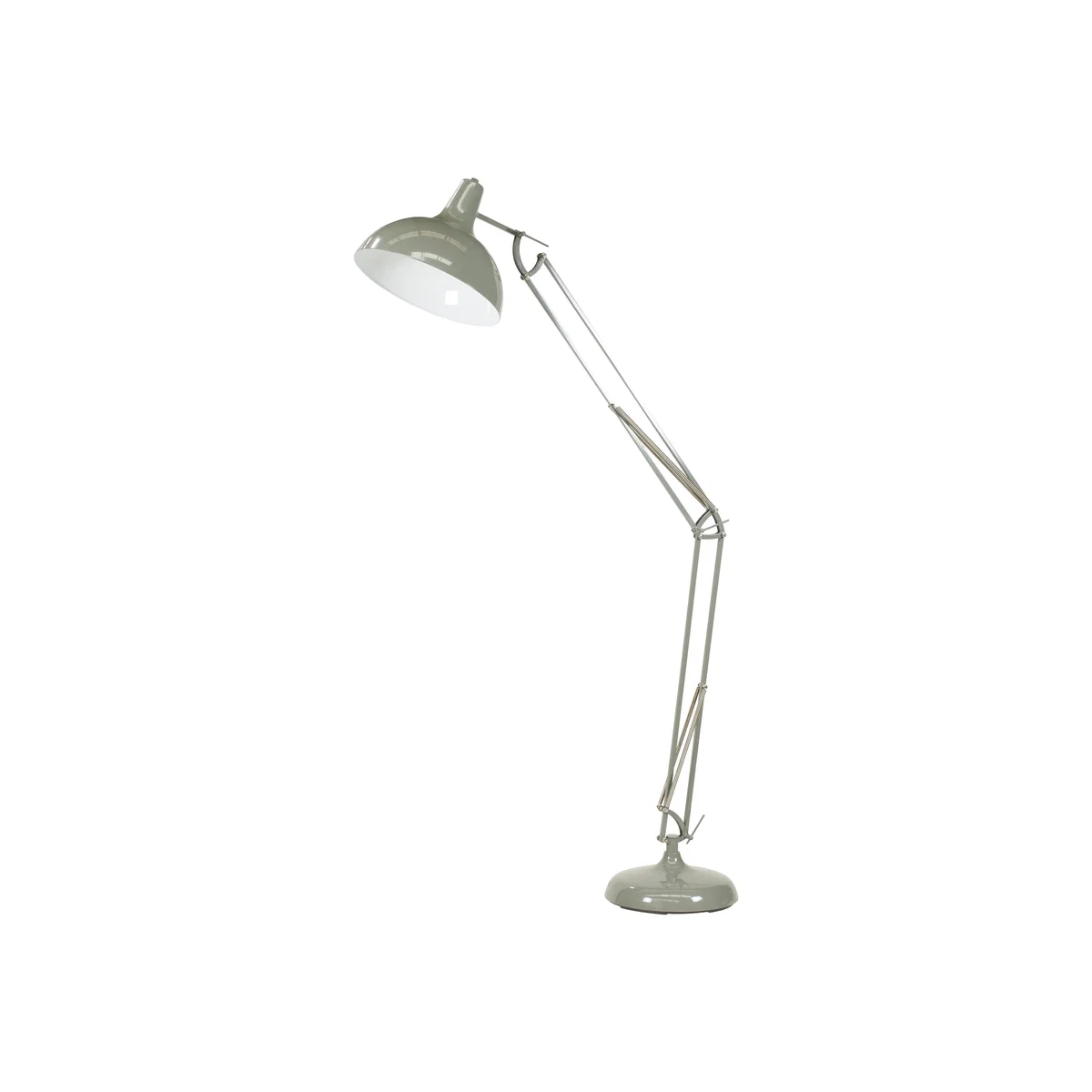 Milo Brass Floor Lamp - Grey – image 1