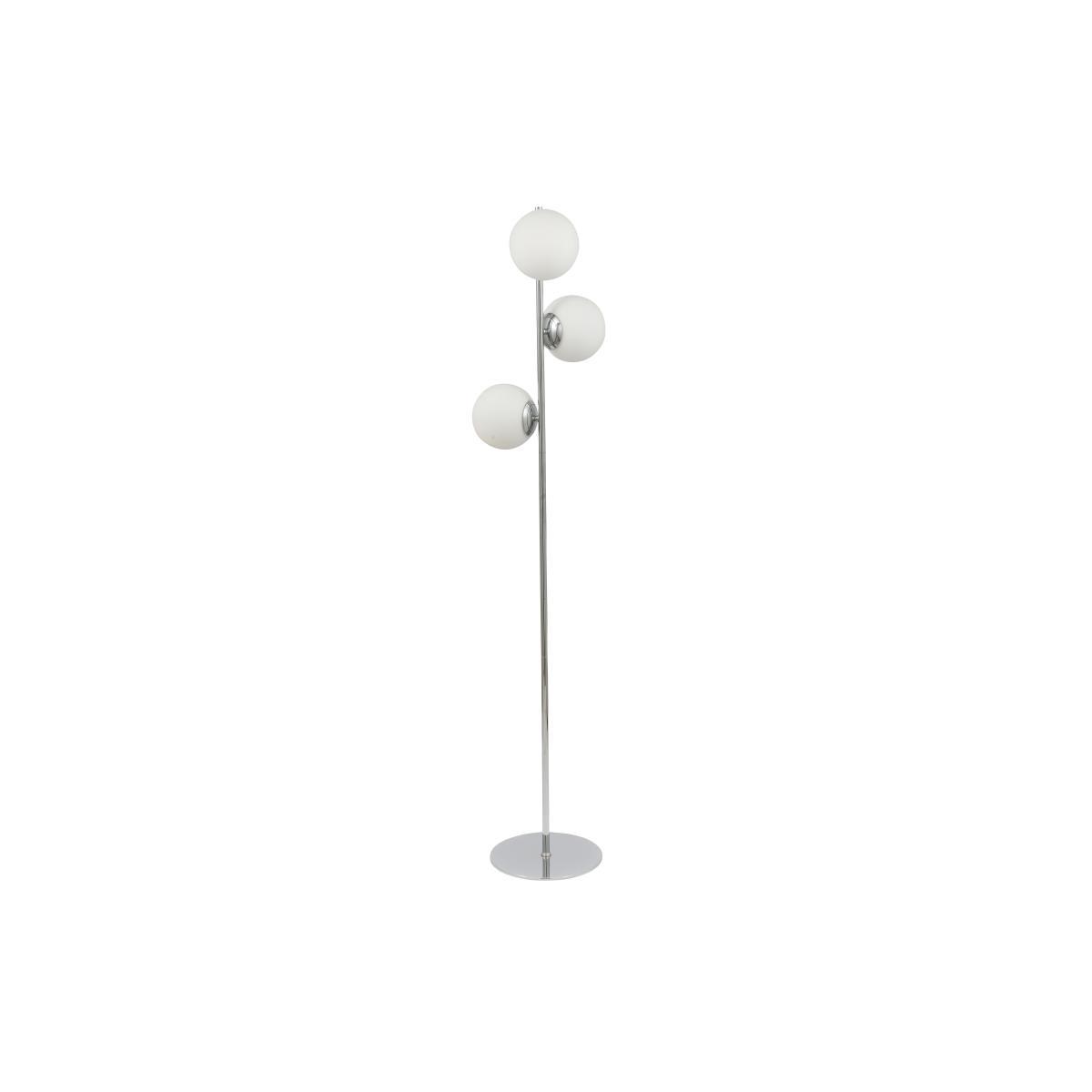 Asterope White Chrome Floor Lamp – image 2