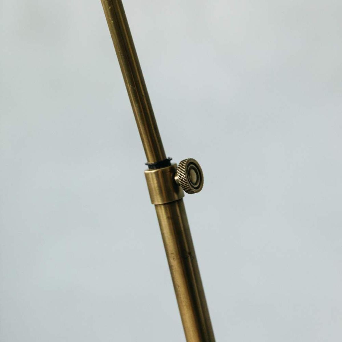 Antiqued Brass Floor Lamp – image 7