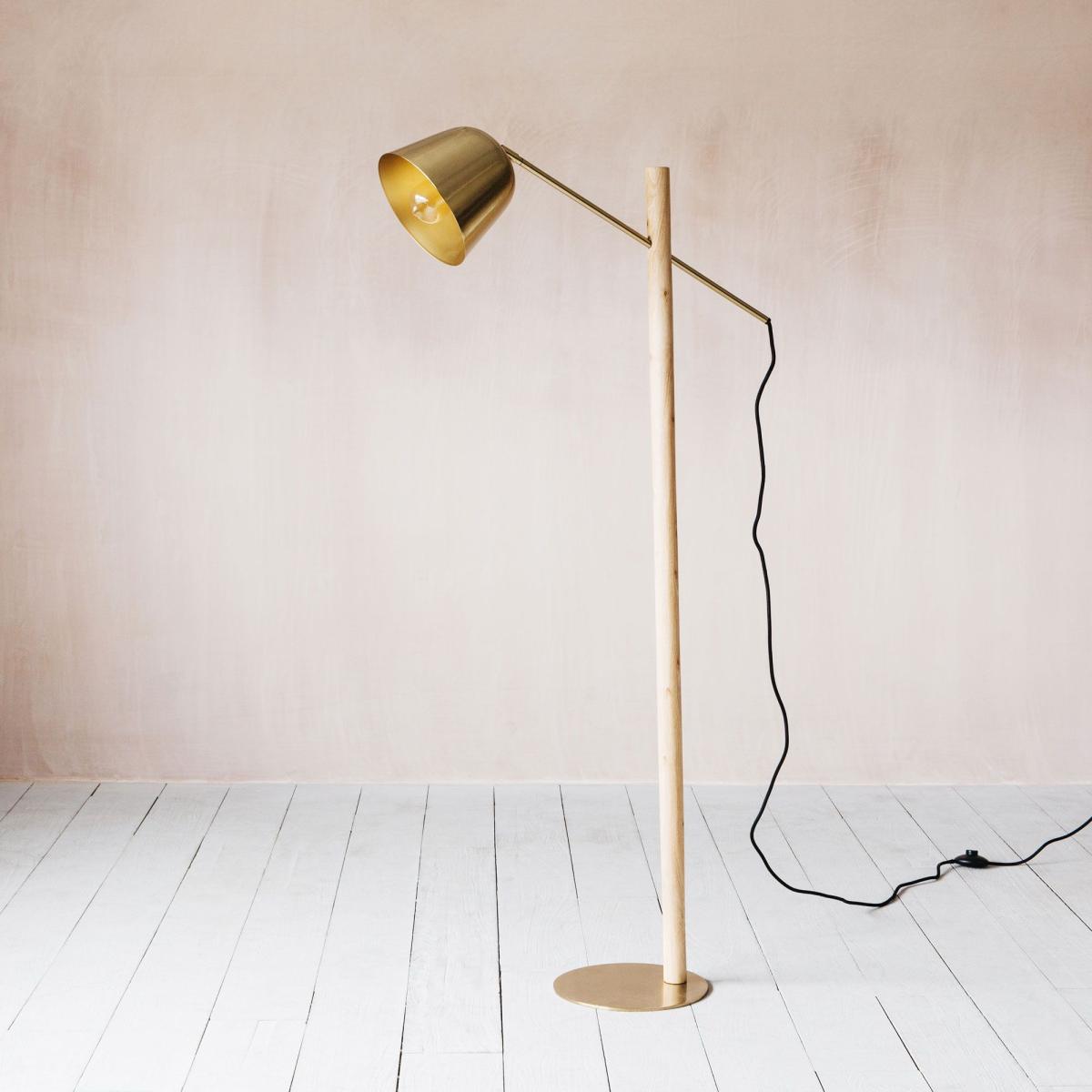 Cooper Brass Floor Lamp – image 2