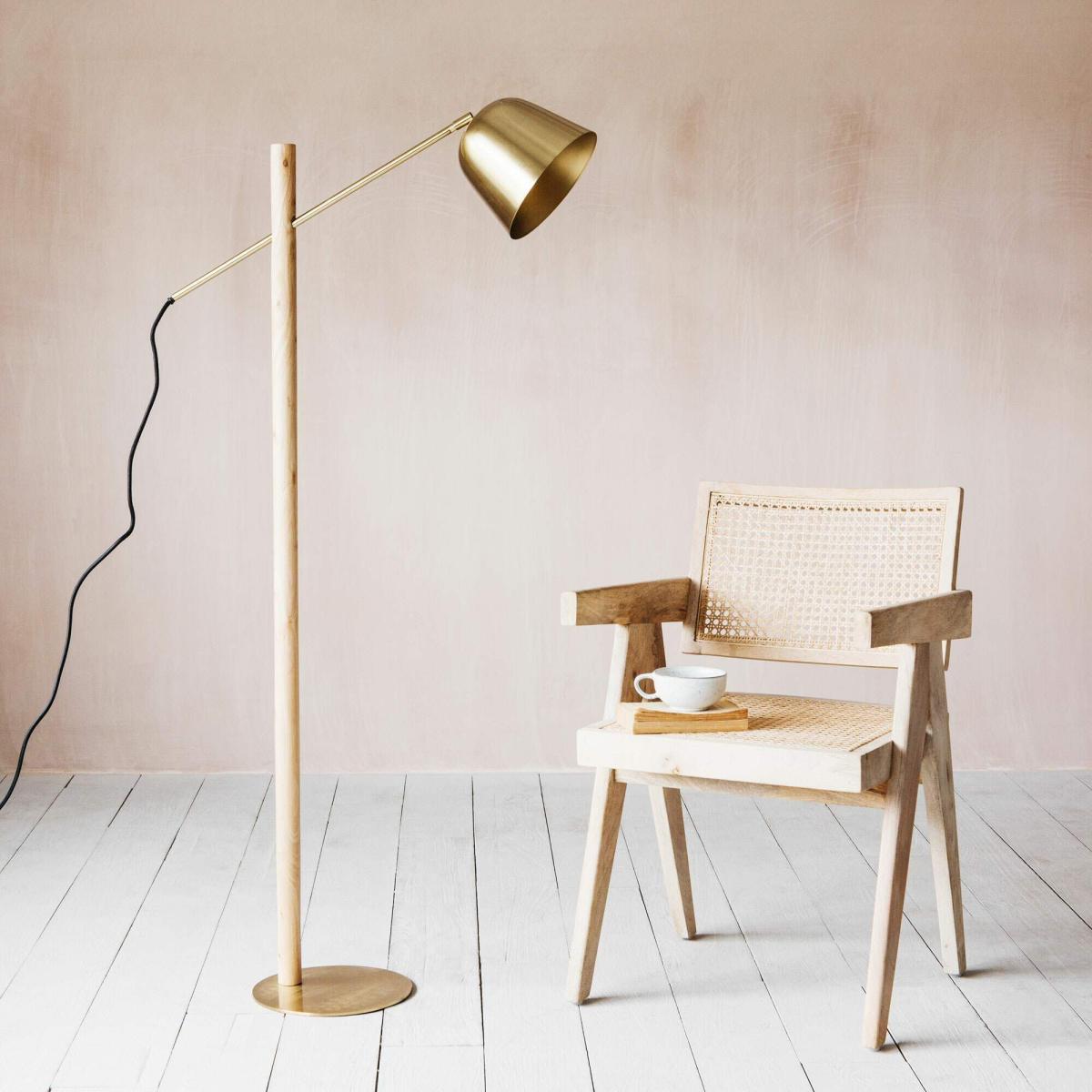 Cooper Brass Floor Lamp – image 1