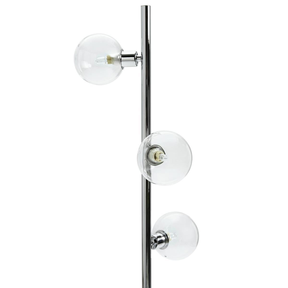 Habitat Glam 3 Light Floor Lamp - Chrome – image 3