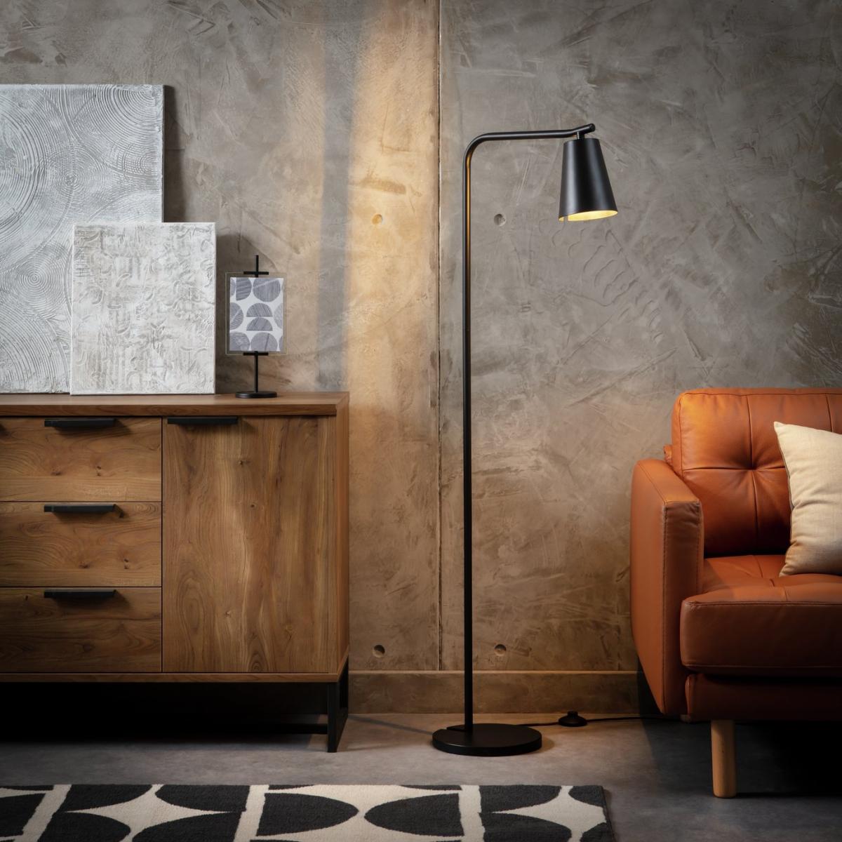 Habitat Exaggerated L Bend Floor Lamp - Black – image 2