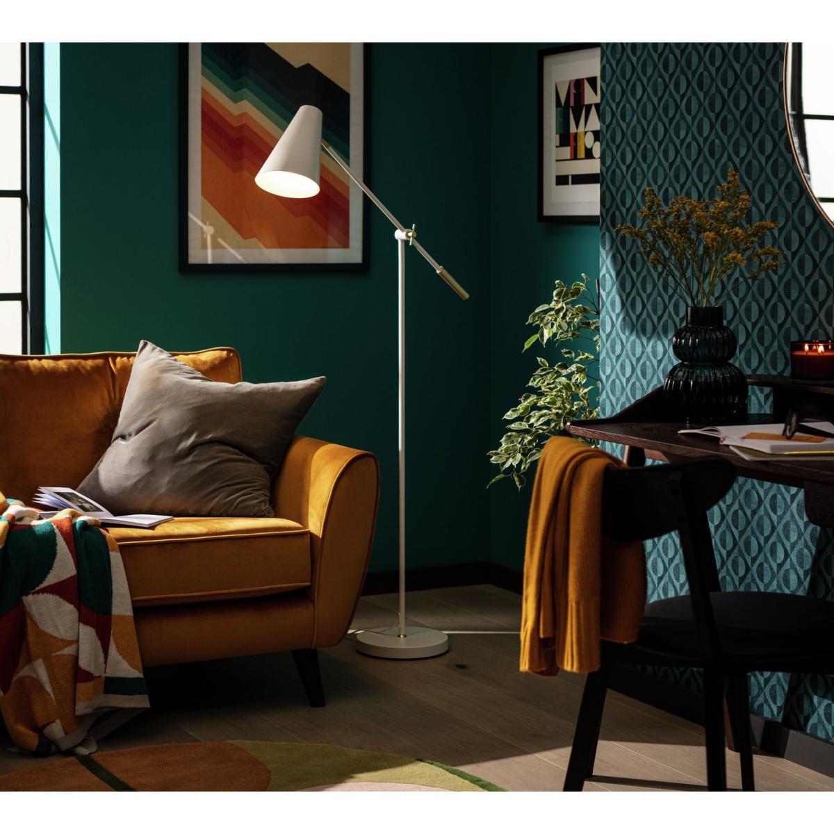 Habitat Vesper Cone Task Floor Lamp - White – image 2