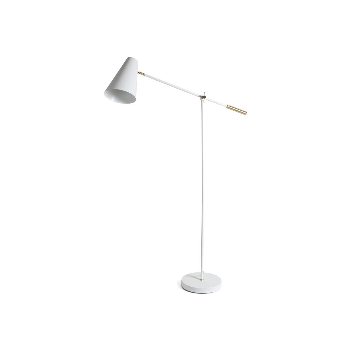 Habitat Vesper Cone Task Floor Lamp - White – image 1