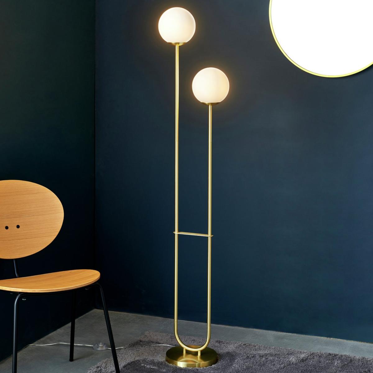 Shore Light Rahda 2 Light Multihead Floor Lamp - Gold – image 2