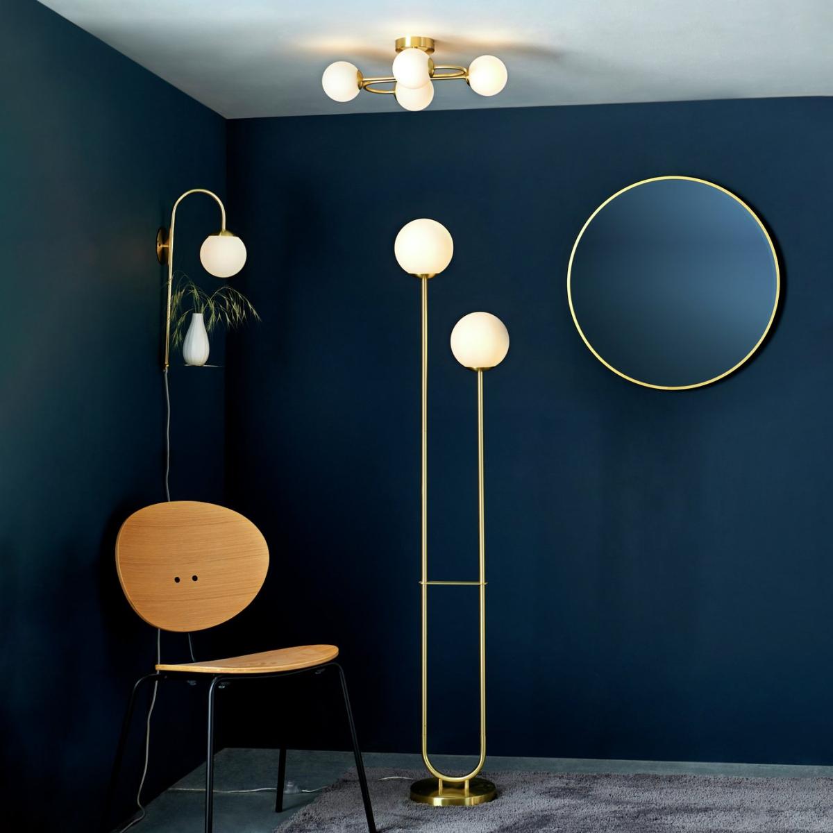 Shore Light Rahda 2 Light Multihead Floor Lamp - Gold – image 7