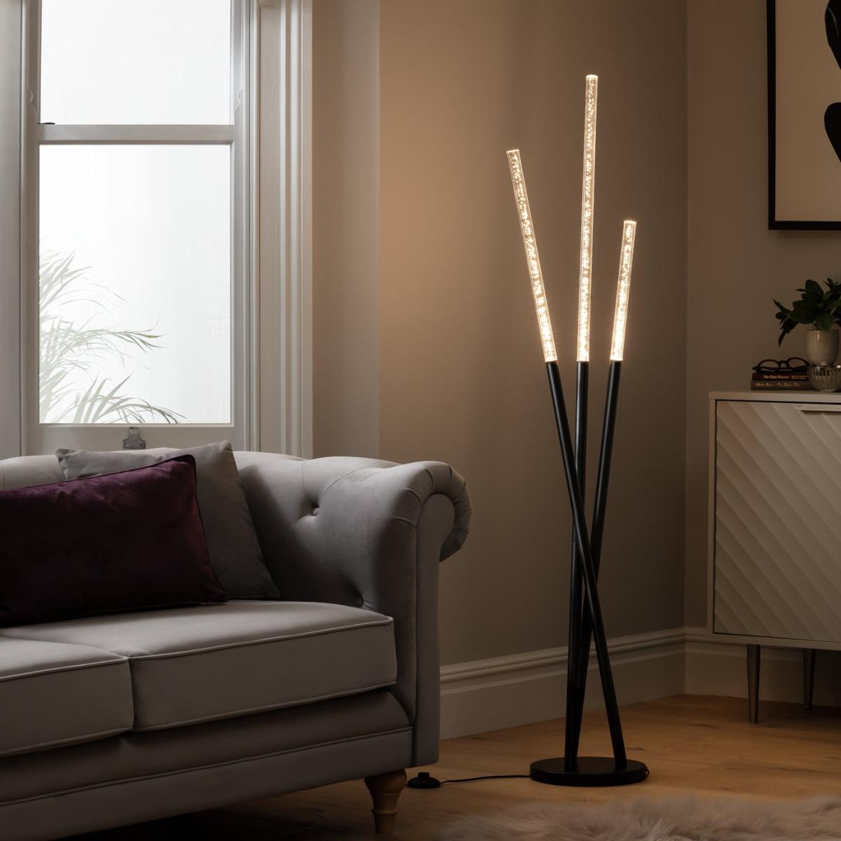 Habitat LED Bubble Floor Lamp - Black – image 2