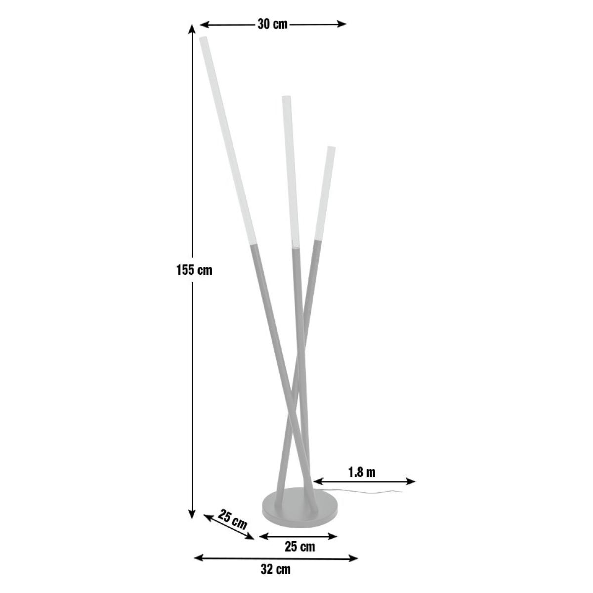 Habitat LED Bubble Floor Lamp - Black – image 8